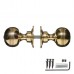 Vintage brass 'Reeded' door knob
