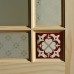 9 pane door Red Shamrocks